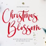 Christmas Blossom Font - Featured Image
