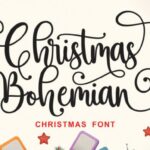 Christmas Bohemian Font - Featured Image