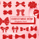 Christmas Bow Font - Featured Image