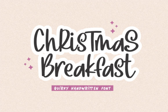 Christmas Breakfast Font - Featured Image