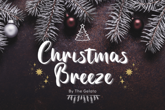 Christmas Breeze Font - Featured Image