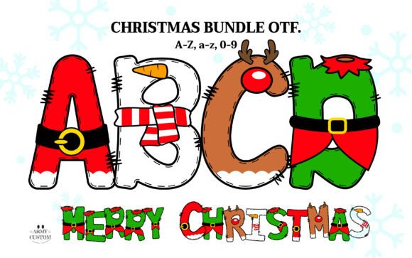 Christmas Bundle Font - Featured Image