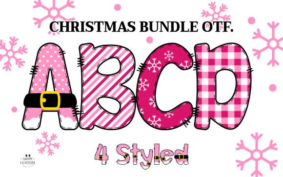 Christmas Bundle Font - Featured Image