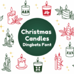Christmas Candles Font - Featured Image
