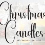 Christmas Candles Font - Featured Image