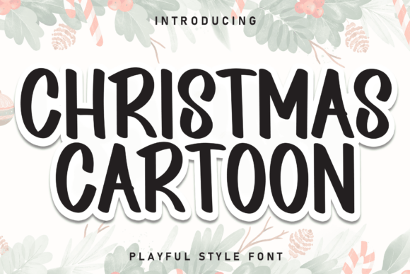 Christmas Cartoon Font - Featured Image