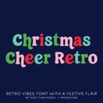 Christmas Cheer Retro Font - Featured Image