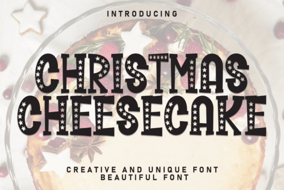 Christmas Cheesecake Font - Featured Image