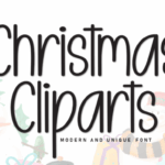 Christmas Cliparts Font - Featured Image