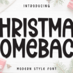 Christmas Comeback Font - Featured Image