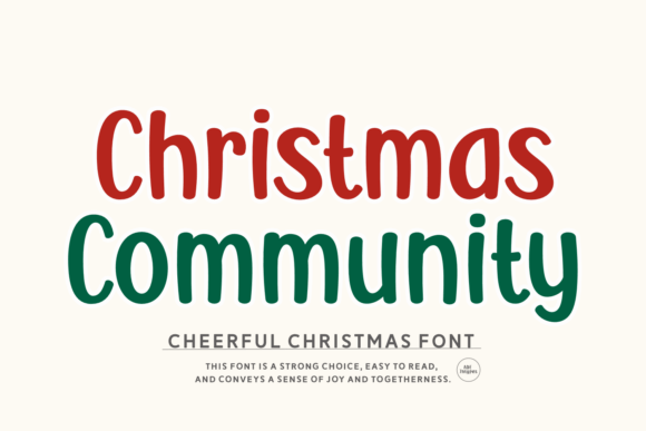 Christmas Community Font - Featured Image