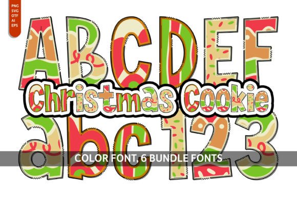 Christmas Cookie Bundle Font - Featured Image