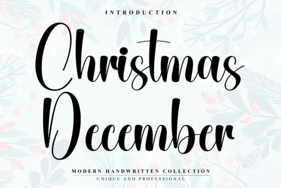 Christmas December Font - Featured Image