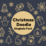 Christmas Doodle Font - Featured Image
