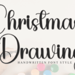 Christmas Drawing Font - Featured Image