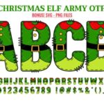 Christmas Elf Army Font - Featured Image