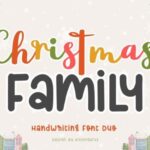 Christmas Family Font - Featured Image