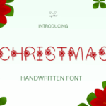 Christmas Flower Font - Featured Image
