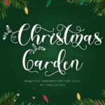 Christmas Garden Font - Featured Image