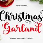 Christmas Garland Font - Featured Image