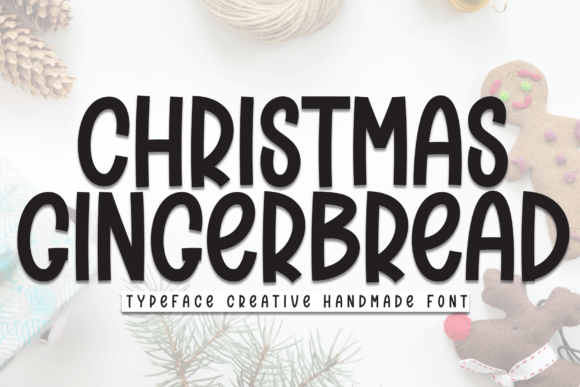 Christmas Gingerbread Font - Featured Image