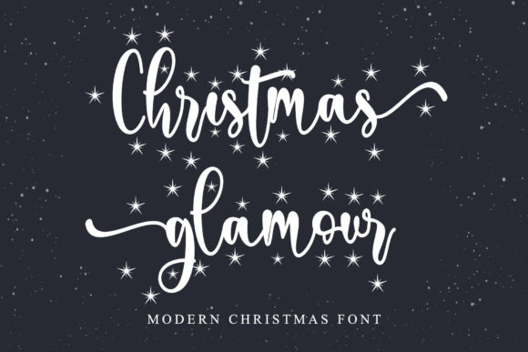 Christmas Glamour Font - Featured Image