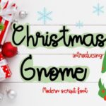 Christmas Gnome Font - Featured Image