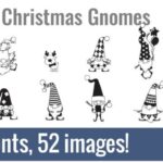 Christmas Gnomes Dingbats Font - Featured Image