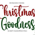 Christmas Goodness Font - Featured Image