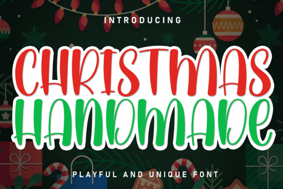 Christmas Handmade Font - Featured Image