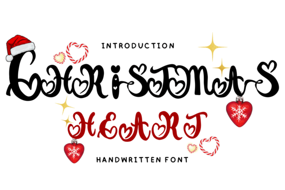 Christmas Heart Font - Featured Image