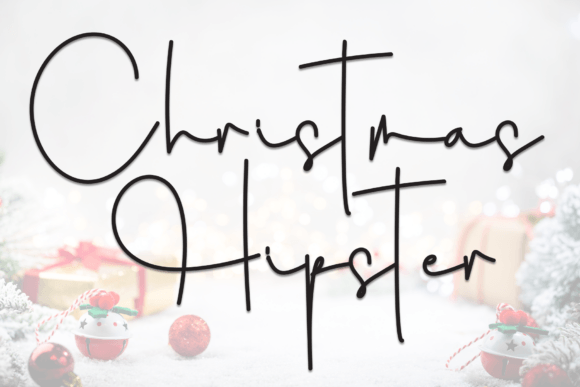 Christmas Hipster Font - Featured Image