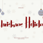 Christmas Holiday Font - Featured Image
