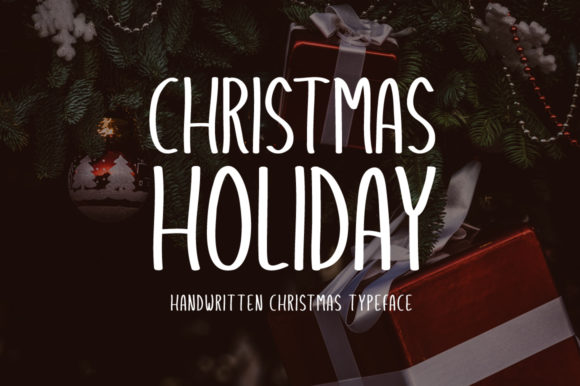 Christmas Holiday Font - Featured Image