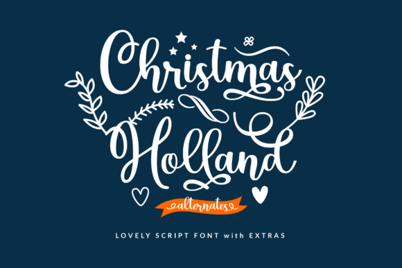 Christmas Holland Font - Featured Image