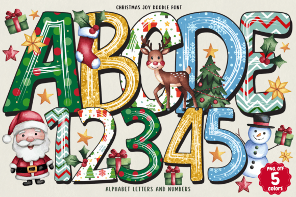 Christmas Joy Doodle Font - Featured Image