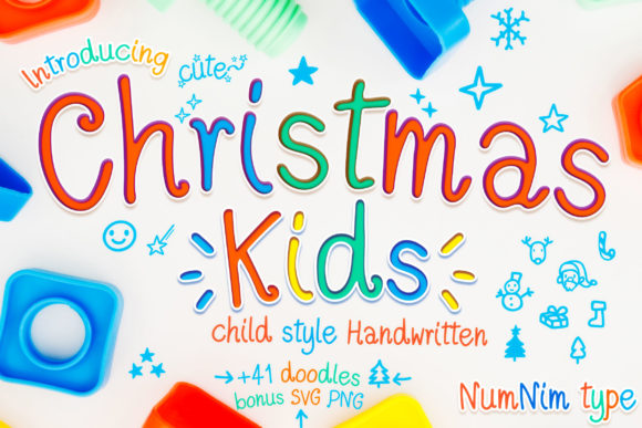 Christmas Kids Font - Featured Image