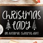 Christmas Lady Font - Featured Image