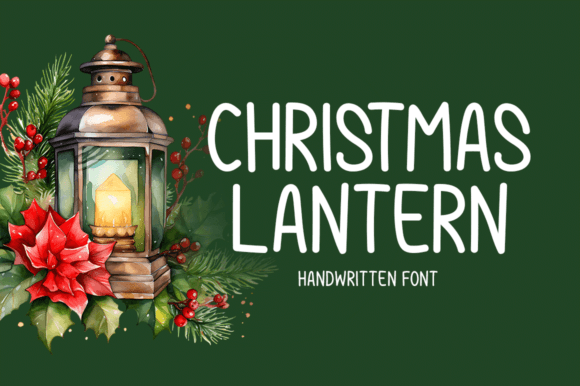 Christmas Lantern Font - Featured Image