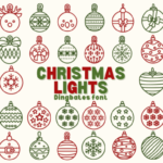 Christmas Lights Font - Featured Image
