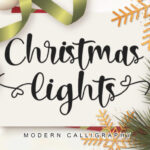 Christmas Lights Font - Featured Image