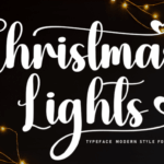 Christmas Lights Font - Featured Image