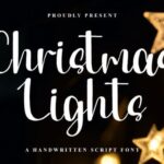 Christmas Lights Font - Featured Image