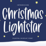 Christmas Lightstar Font - Featured Image