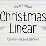 Christmas Linear Font - Featured Image