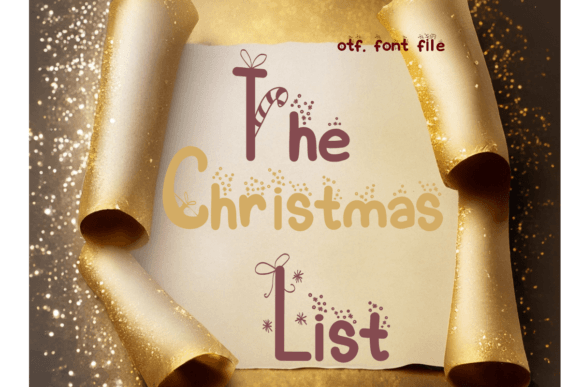 Christmas List Font - Featured Image