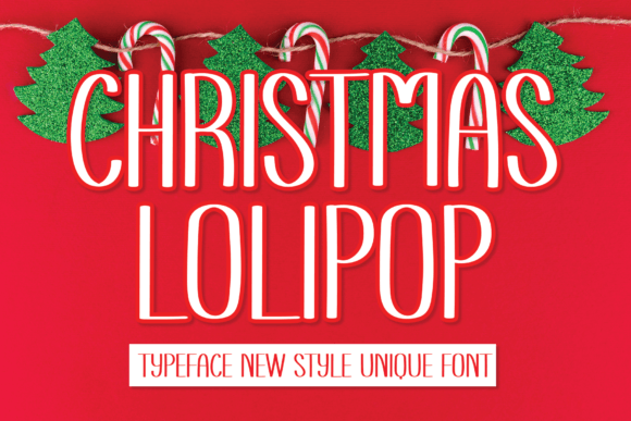 Christmas Lolipop Font - Featured Image