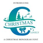 Christmas Lovely Monogram Font - Featured Image