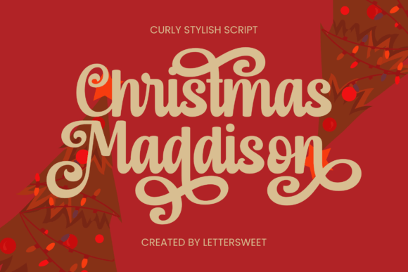 Christmas Maddison Font - Featured Image