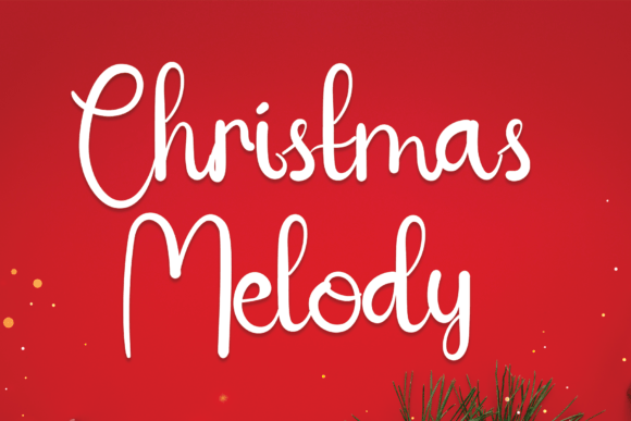 Christmas Melody Font - Featured Image